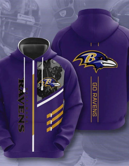 Load image into Gallery viewer, Men's NFL 3D Digital Print Hoodie - Loose Fit
