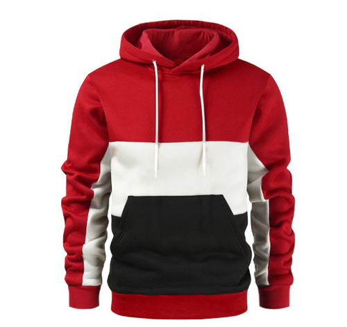 Load image into Gallery viewer, Color Block Hoodie Casual Jacket
