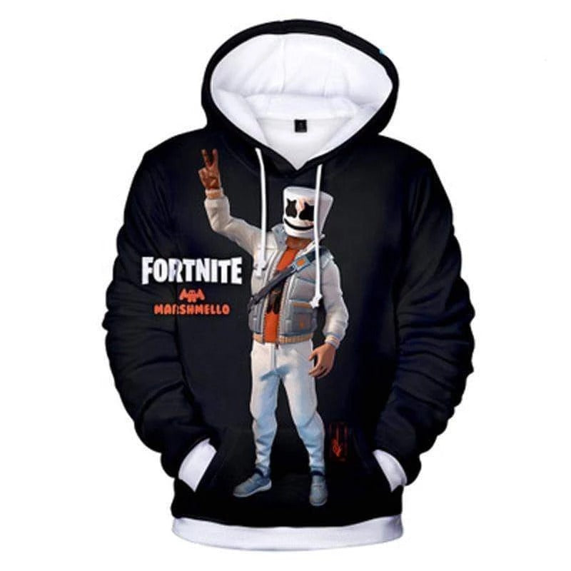 Fortnite 3D Digital Print Loose Hoodie Sweatshirt
