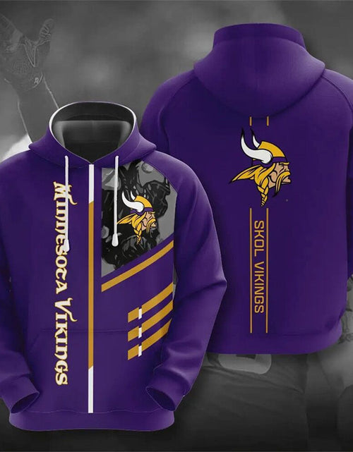 Load image into Gallery viewer, Men's NFL 3D Digital Print Hoodie - Loose Fit
