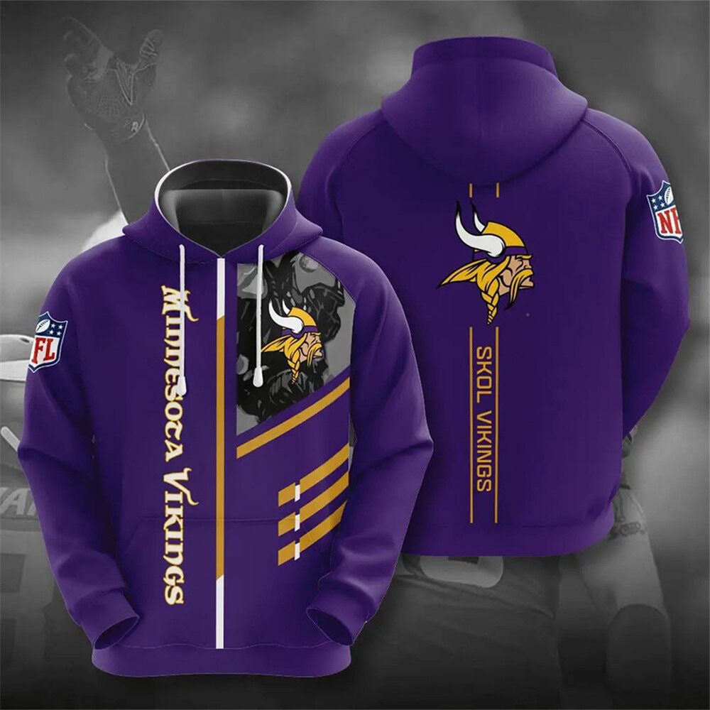 Men's NFL 3D Digital Print Hoodie - Loose Fit