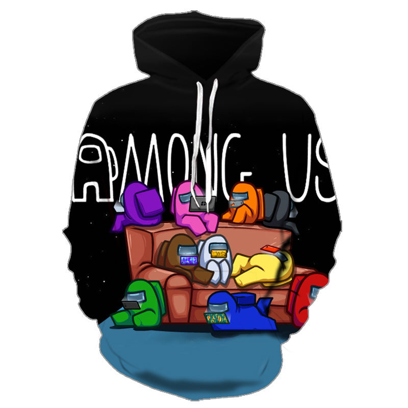 Among Us 3D Printed Casual Hoodie for Men and Women
