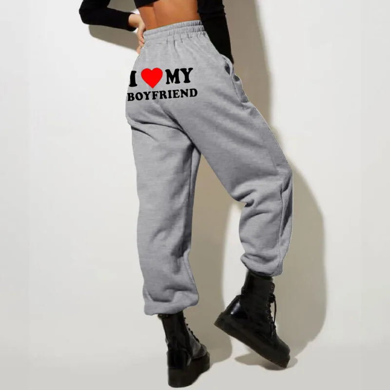 High Elastic Waist Sweatpants