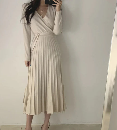 V-Neck High Waist Belt Suit for Women