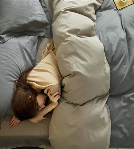 Brushed Cotton 4-Piece Fleece Set