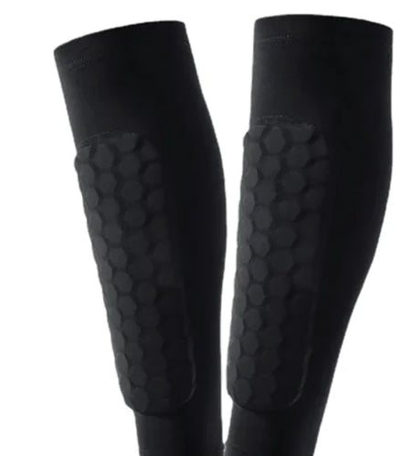 Honeycomb Shank Protection Foot Sock Men's Anti-collision Non-slip