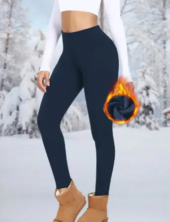 Load image into Gallery viewer, High Waist Warm Yoga Sports Leggings
