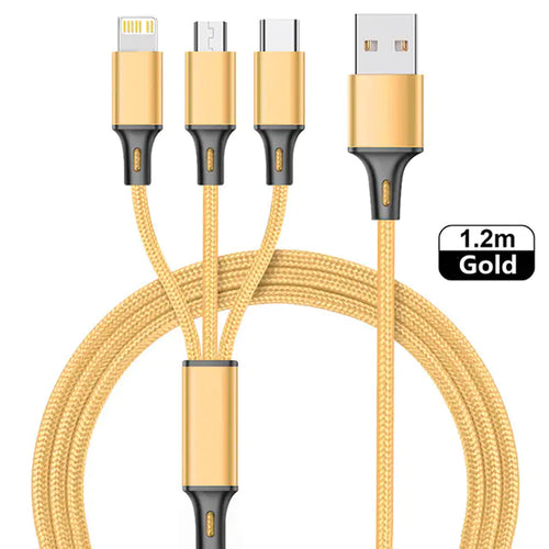 Load image into Gallery viewer, 3 in 1 Type C USB Cable
