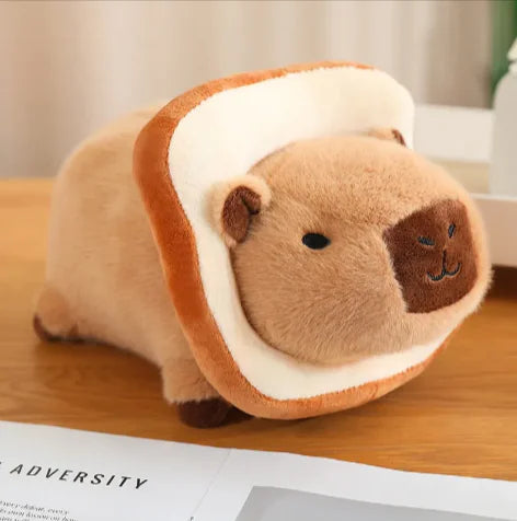 Load image into Gallery viewer, Toast Capybara Plush Doll - Bee Transformation Edition
