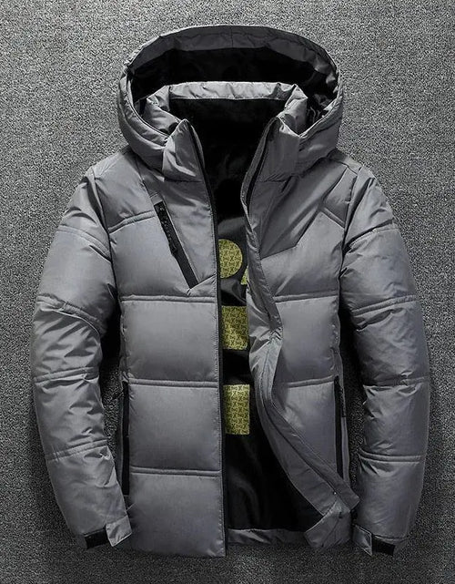 Load image into Gallery viewer, Men&#39;s White Duck Down Jacket
