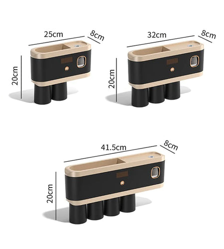 Smart UV Toothbrush Holder – With Disinfection & Rechargeable Function