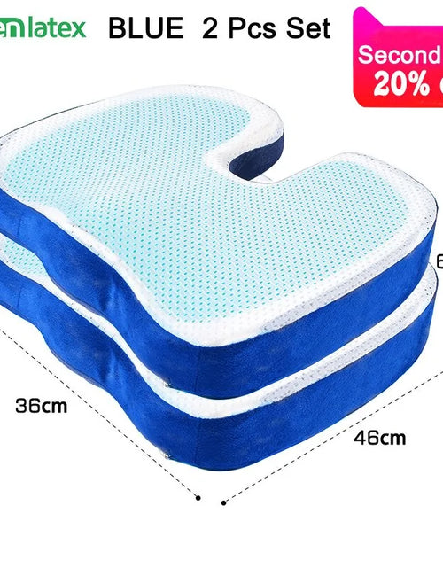 Load image into Gallery viewer, U Shape Silicone Gel Cushion Memory Foam Pillow
