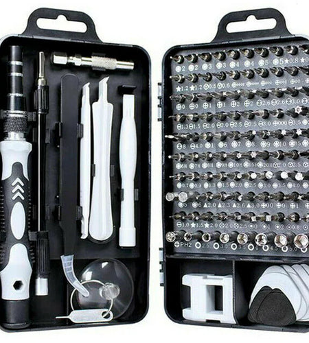 Magnetic Screwdriver Bit Set For iPhone Macbook Tool Kit Set Repair Watch 117PCS