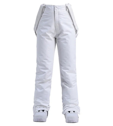 Windproof Waterproof Ski Pants with Detachable Elastic Waist