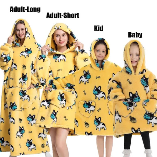 Load image into Gallery viewer, Sweater Hooded Thickened Plus-sized Men&#39;s And Women&#39;s Homewear
