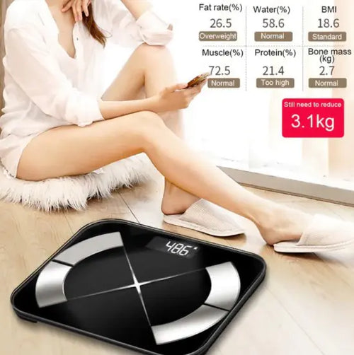 Load image into Gallery viewer, Bluetooth LED Body Fat scale
