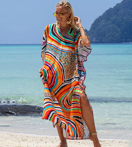 Printed Robe Holiday Sun Shirt