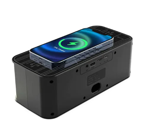 Load image into Gallery viewer, Colorful Light Bluetooth Speaker Dual Speaker Outdoor Wireless Charger
