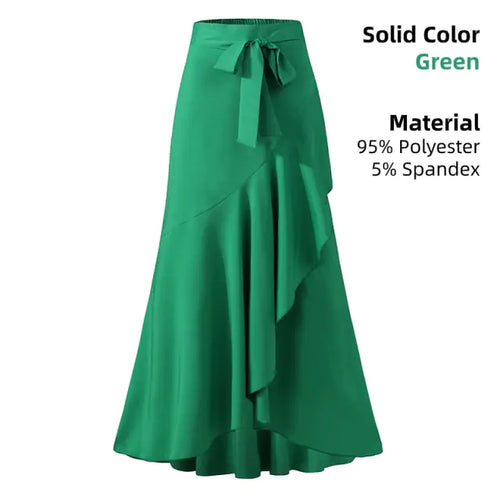 Load image into Gallery viewer, Ladies Casual Loose Ruffles Skirt
