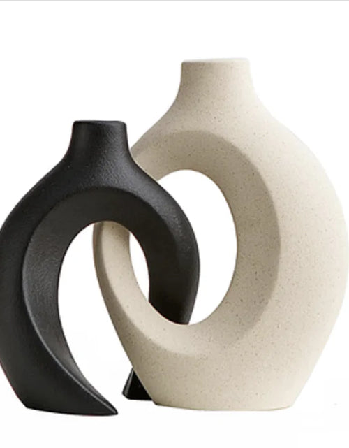 Load image into Gallery viewer, Nordic Ceramic Interlock Vase
