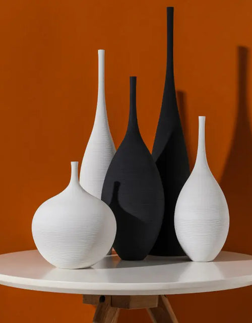 Load image into Gallery viewer, he M-sized Ceramic &amp; Porcelain Tabletop Vase
