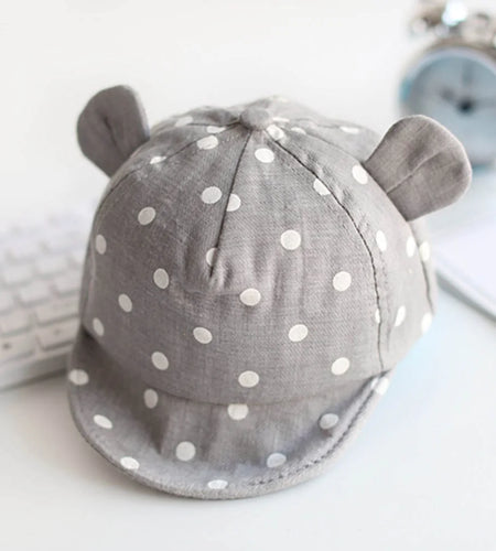 Toddler Sun Hat with Cute Dots