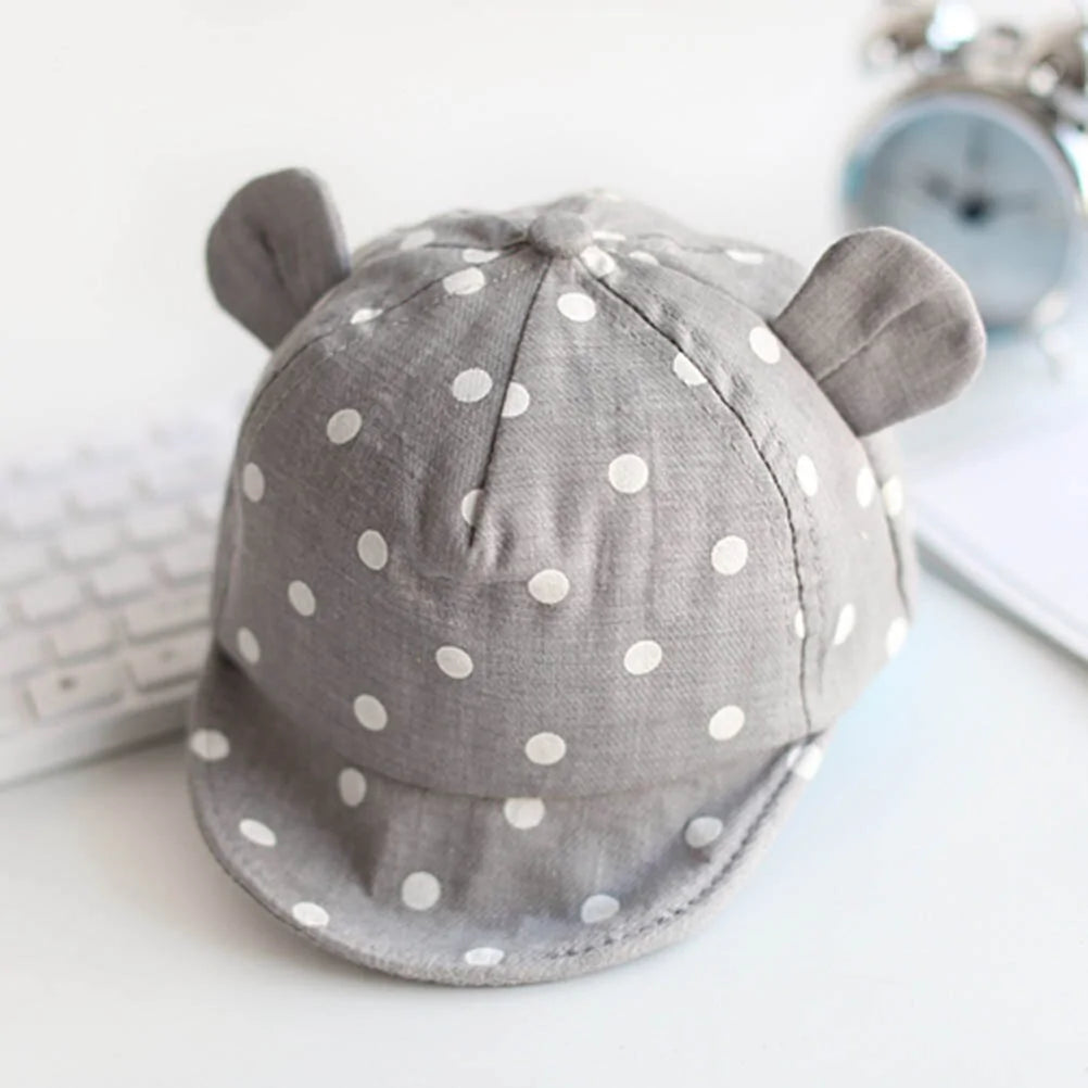 Toddler Sun Hat with Cute Dots