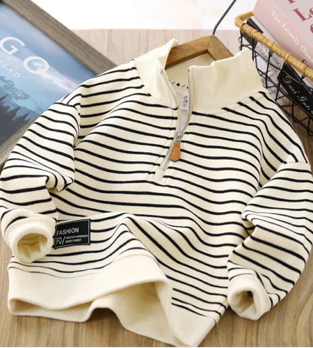 Children Casual Polo Collar Fashion Tops Handsome