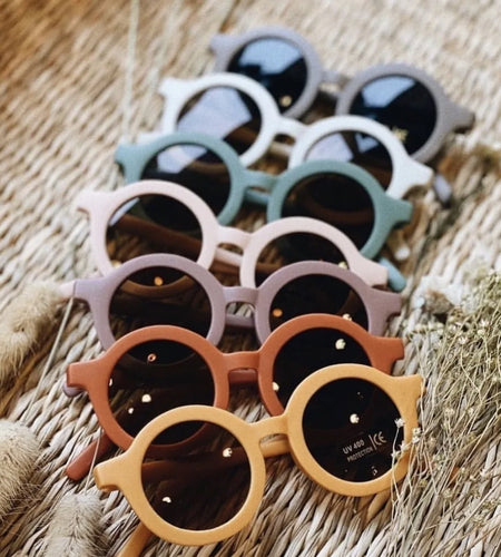 Children's Infant's Retro Solid Color Cute Outdoor Beach Protection For Kids