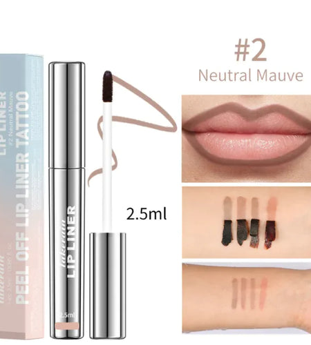 Matte Finish No Stain Cup Hook Line Lipstick