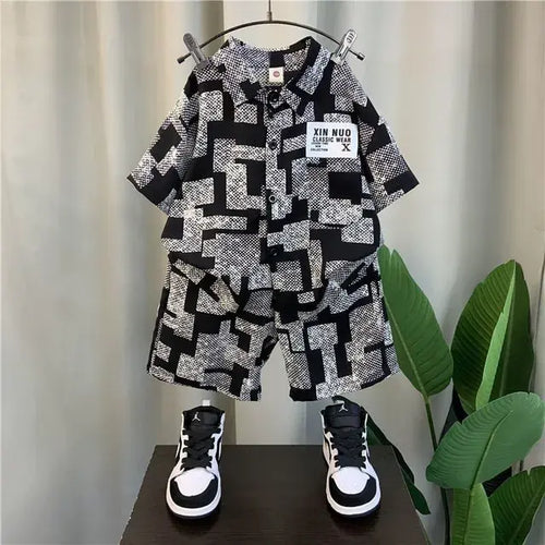 Load image into Gallery viewer, Trendy  Boys Two-piece Set
