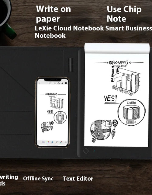 Load image into Gallery viewer, Smart Electronic Notebook for Hand Drawn Notes &amp; Sketches
