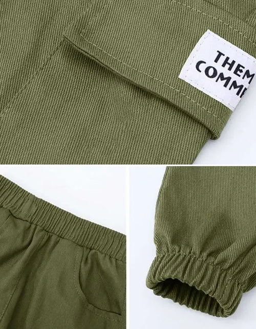 Load image into Gallery viewer, Boys Cargo Pants Spring Autumn
