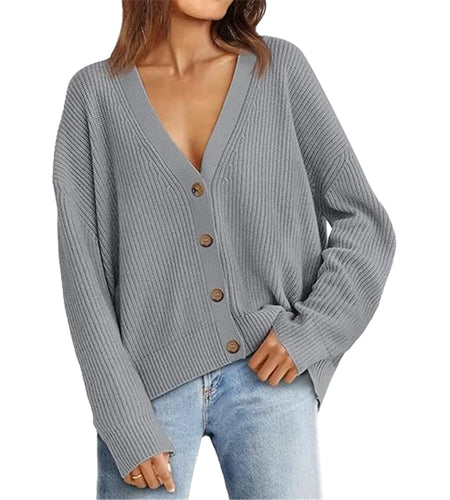Women's Lightweight Button Cardigan