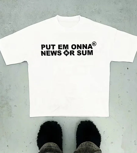 Men's Cotton Crew Neck Drop Shoulder T-Shirt