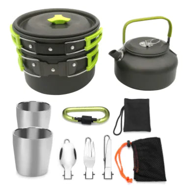 Load image into Gallery viewer, Outdoor Camping Cookware Set
