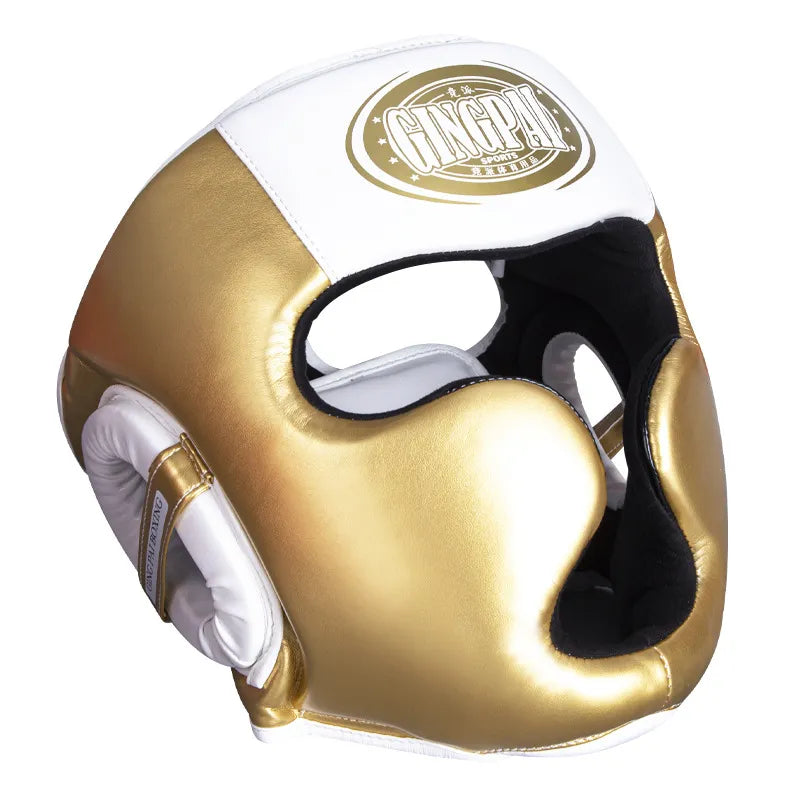 Closed Head Protection Nose Bridge Boxing Fighting Helmet Full Surrounding Training Protector Free Fighting Mask Head Gear