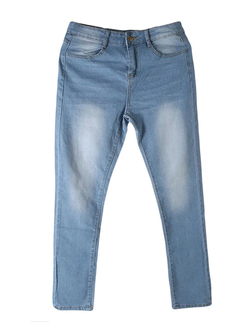 Load image into Gallery viewer, High-Waist Skinny Denim Jeans
