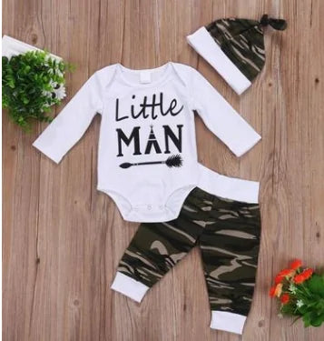 Load image into Gallery viewer, Camouflage Toddler Boy Outfit
