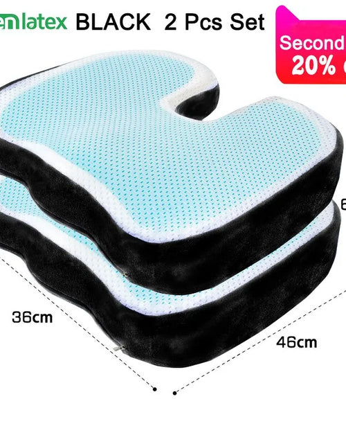 Load image into Gallery viewer, U Shape Silicone Gel Cushion Memory Foam Pillow
