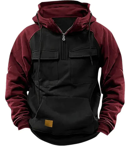 Fall Winter Hooded Young Men's Workwear