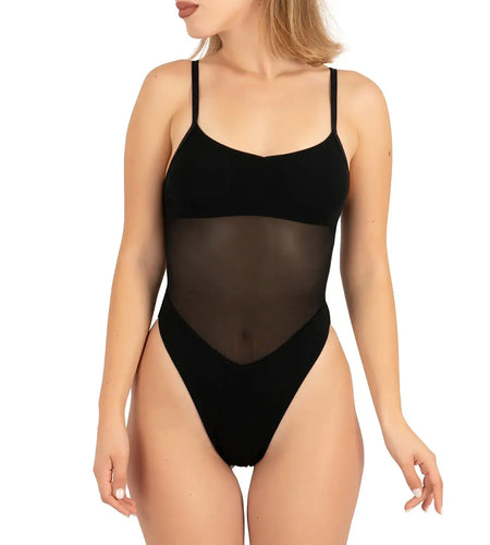 Women's Slim Fitting Hollow Transparent