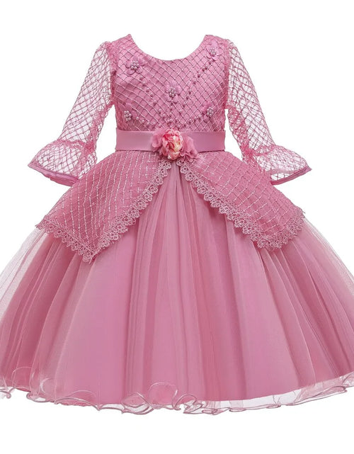 Load image into Gallery viewer, Long Sleeve Elegant Hollow Dress
