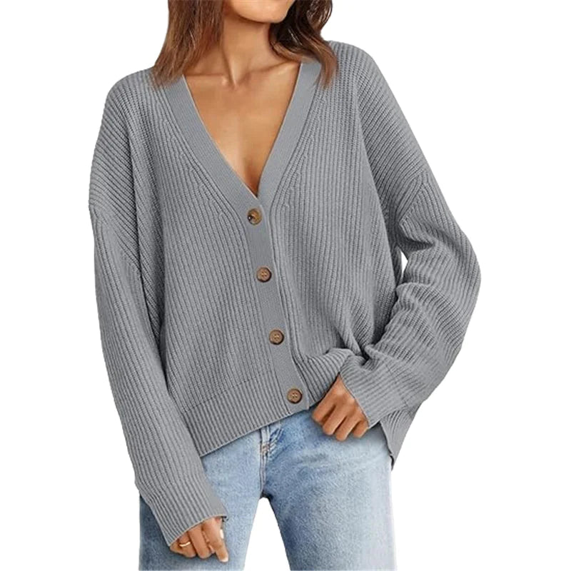 Women's Lightweight Button Cardigan