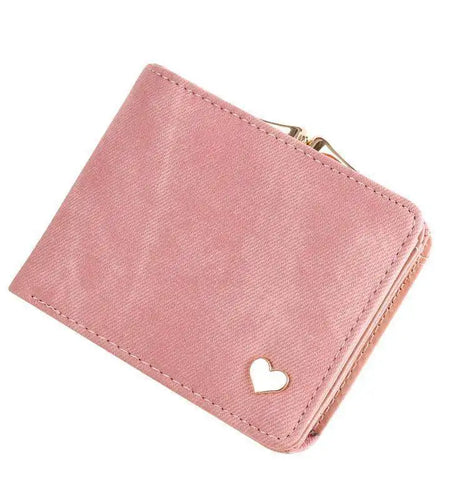 Heart of Gold Compact Wallet