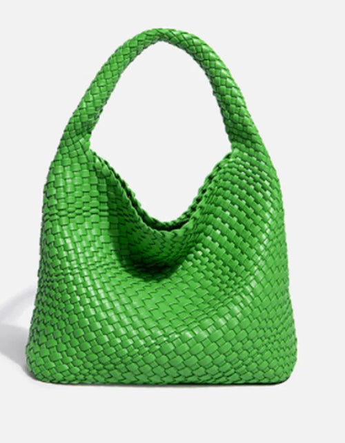 Load image into Gallery viewer, Hand-woven Bucket Soft Leather Bag for Women
