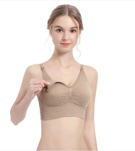 Front-Opening Wireless Nursing Bra