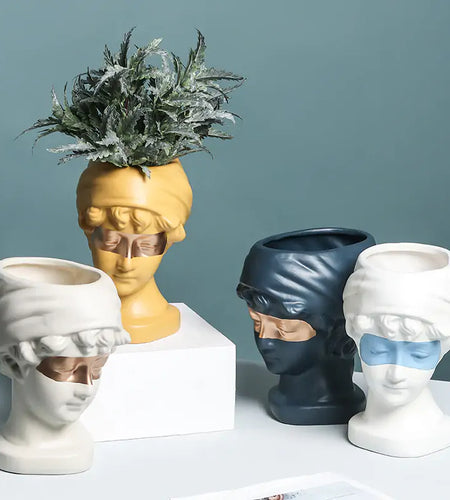 European Style Little Girl Vase