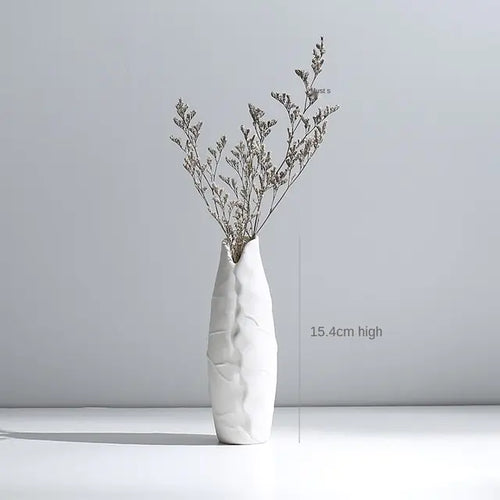 Load image into Gallery viewer, Modern Minimalist White Hemp Rope Ceramic Vase
