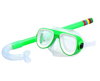 Load image into Gallery viewer, Kids&#39; Anti-Fog Snorkel Set: Shockproof Diving Mask &amp; Breathing Tube
